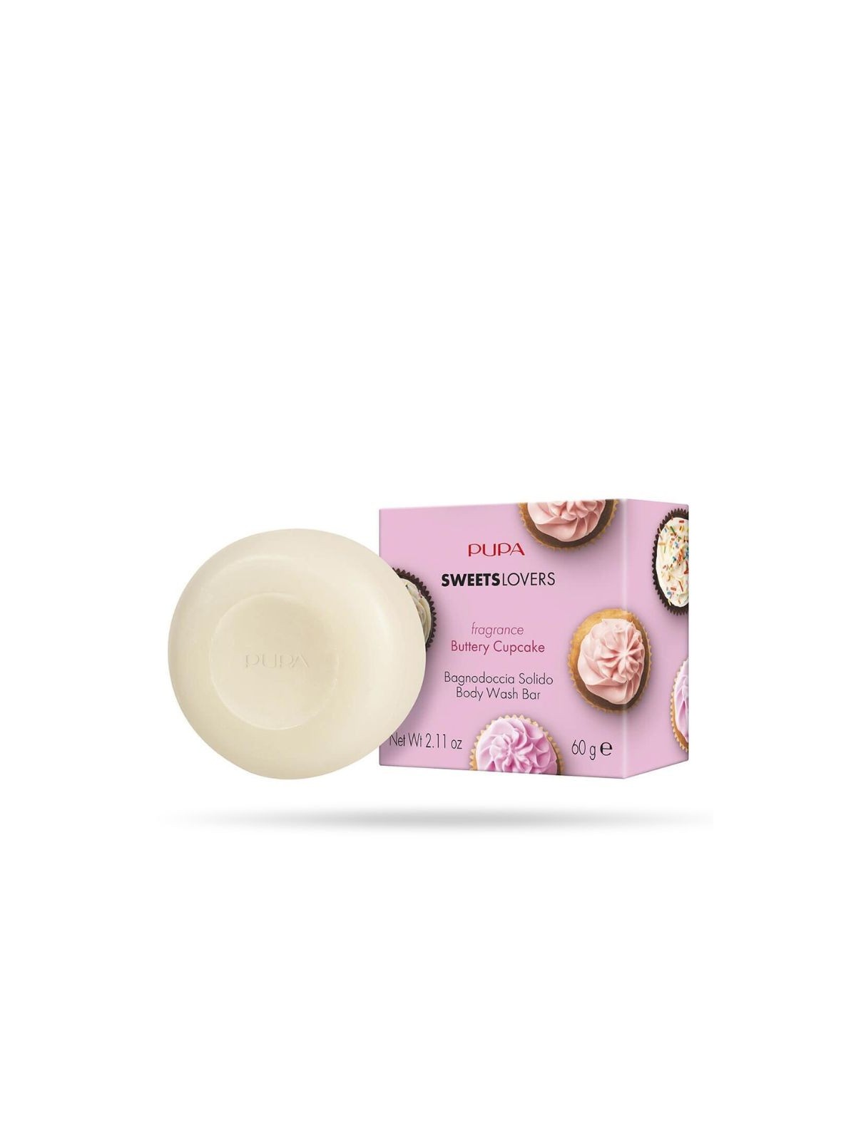 Pupa Sweet Lovers Solid Body Wash Buttery Cupcake
